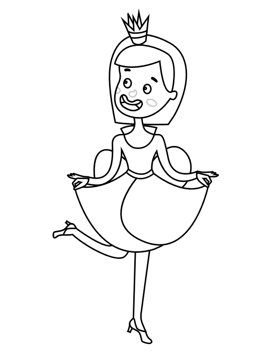 Princess coloring Book 27-page PDF Download