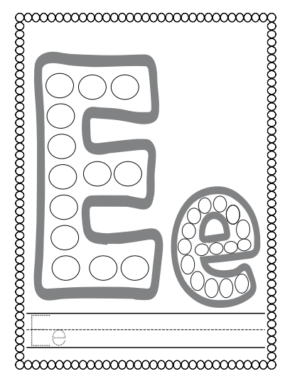 Connect the Dots Alphabet + Numbers & Shapes Activity Book 86-page PDF Download